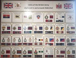 This montage depicting the regiments of the British Army in and around Aldershot has been created for the Museum by museum volunteers David Weir, David May and Graham Leacock, with help and advice from Paul Vickers. This can be seen in the main gallery of the museum.
