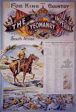 Preservation and conservation of important documents from the Boer War period. Illustrated is one of the documents, relating to the Imperial Yeomanry.